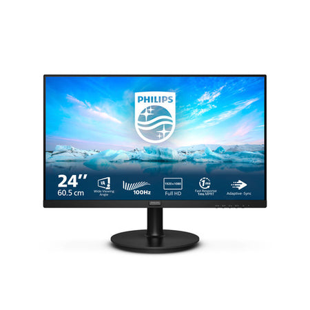 Philips V Line 241V8LAB/00 LED display 60,5 cm (23.8") 1920 x 1080 Pixel Full HD LCD Nero - (Philips V Line 241V8LAB/00 LED disp
