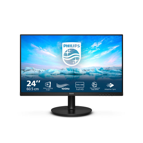 Philips V Line 241V8LAB/00 LED display 60,5 cm (23.8) 1920 x 1080 Pixel Full HD LCD Nero - (Philips V Line 241V8LAB/00 LED disp