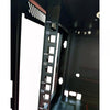 Armadio Rack 19'' a muro 6 unità sezione unica prof. 450mm Nero