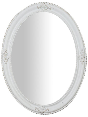 Biscottini Specchiera da appendere verticale e orizzontale finitura bianco