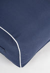 Sedia pouf Rihanna con tessuto in spun poliestere con cerniera a scomparsa