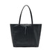 Frau borsa morbida in pelle bottolata nero B810