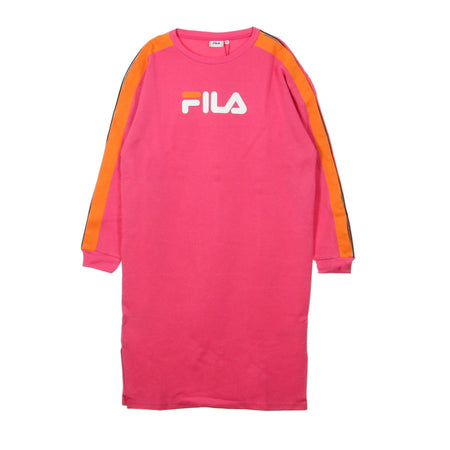 FILA Vestito Donna Mitsuki Buttoned Crew Pink Yarrow/mandarin Orange da donna