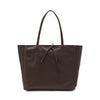 Frau borsa morbida in pelle bottolata chocolat B810