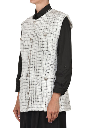 SO ALLURE So Allure - Gilet - 451642 - Bianco/Nero da donna