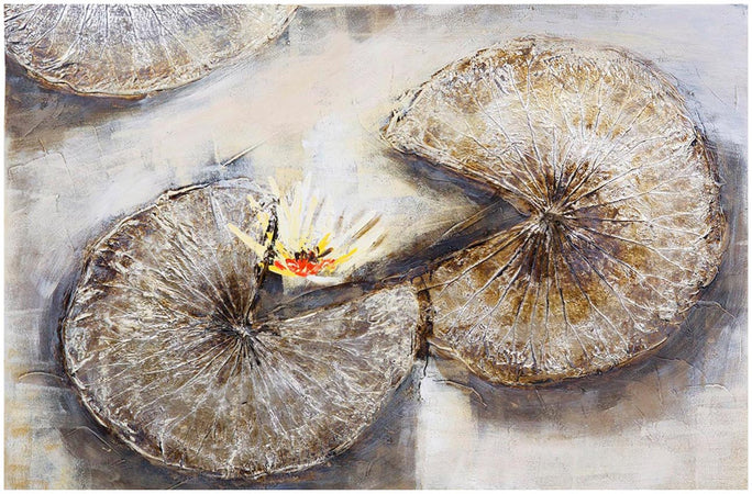 Biscottini Biscottini Dipinto Olio Tela CONCHIGLIE 150x100 Moderno Quadro Testata Letto