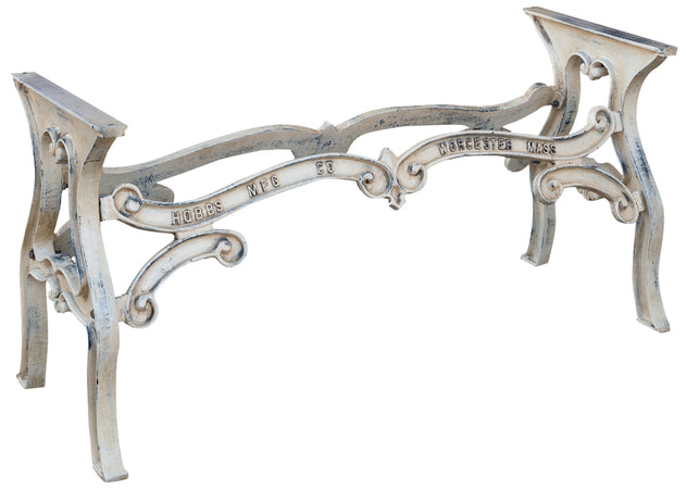 Biscottini Biscottini Base Tavolo in Ghisa Anticata Artigianale Robusta 149x58x70 Design