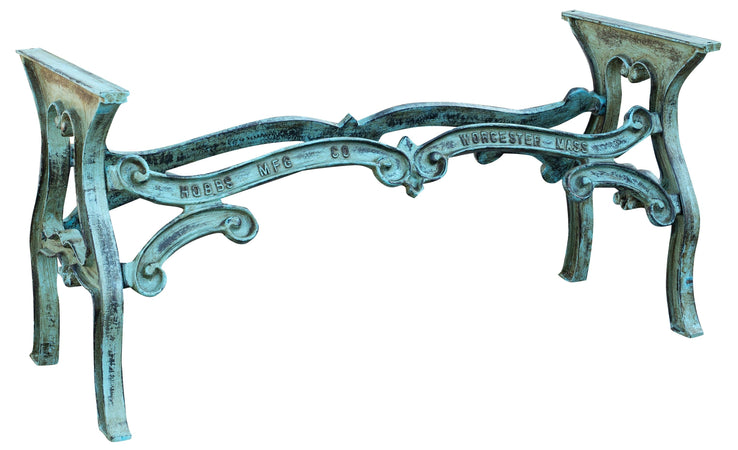 Biscottini Biscottini Base Tavolo Ghisa Finitura Anticata Robusta 148x57x71 Artigianale