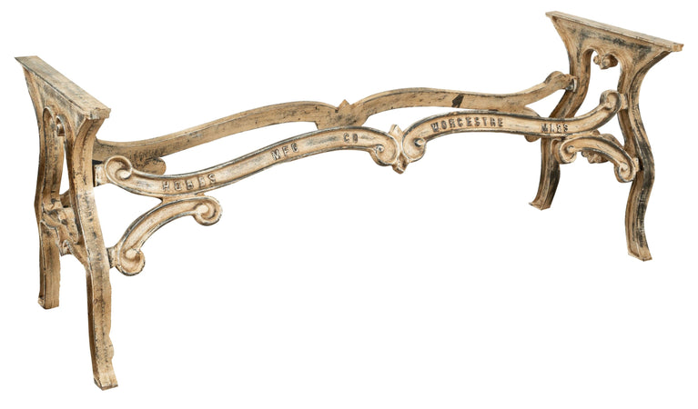 Biscottini Biscottini Base Tavolo Ghisa Anticata Stabile Robusta 183x58x71 Artigianale