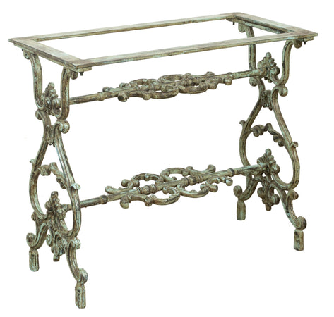 Biscottini Biscottini Base Tavolo Ghisa Anticata 86x43x72 Robusta Stabile Finitura