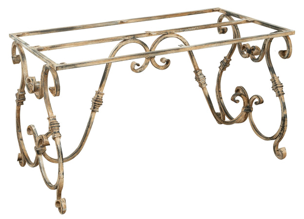 Biscottini Biscottini Base Tavolo Ferro Battuto Artigianale Anticata 130x70x75 Piani