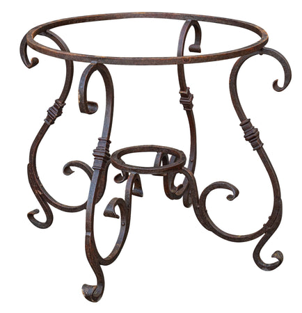 Biscottini Biscottini Base Tavolo in Ferro Battuto Forgiato  100 H 78 Arredamento Country