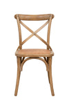 Biscottini Sedia Thonet Cross Biscottini design bistrot massello frassino rattan 48x52x88