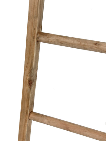 Biscottini Biscottini Scala Portasciugamani Bagno Legno Rustico 130x35x4 Arredo Vintage