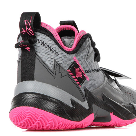 JORDAN Scarpa Alta Uomo Jordan "why Not?" Zero.3 X Russell Westbrook Particle Grey/pink Blast/black/iron Grey da uomo