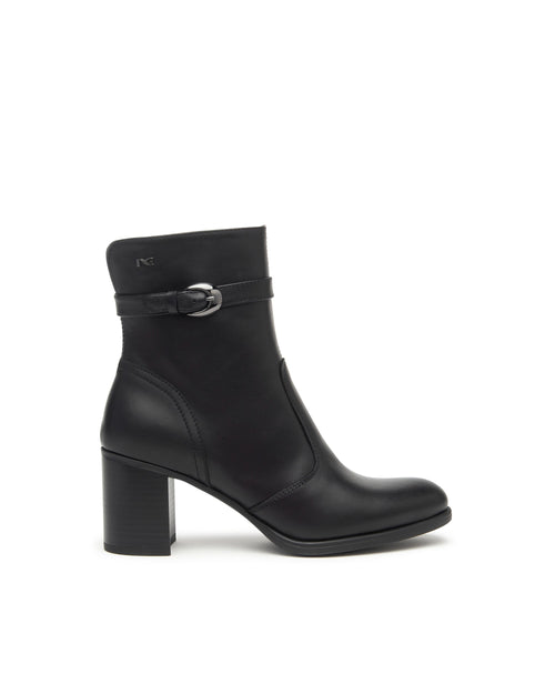 Nero Giardini tronchetti donna in pelle nero I513850D100