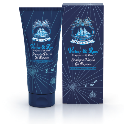 VETIVER & RUM-Shampoo Doccia Gel Profumato