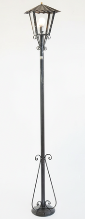 LAMPADE LINEA LANTERNE LAMPIONE UMBRIA SU PALO CM. 200H