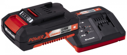 CARICABATTERIA RAPIDO CON BATTERIA EINHELL POWER-X-CHANGE 18V LITIO KIT 2 AH