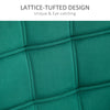 Poltroncina Stile Nordico in Legno ed Effetto Velluto Verde per Soggiorno o Ufficio , 64x62x72.5 cm , sedia poltrona salotto studio F833-799V00GNA