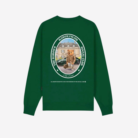 Felpa Baron Filou cli organic crew green
