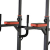 Postazione Pieghevole e Multiuso per Allenamento in Acciaio con Barra Trazioni e Sedia Romana, 92 x 178 x 200-236cm ZC7A91-092RDZC7