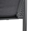 Salotto da Giardino con Divano da Esterno e Tavolino, Mobili da Giardino in Rattan Sintetico, Set 4 Pz, Grigio 860-166