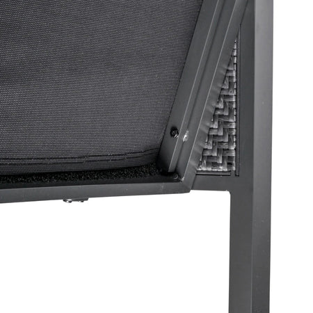 Salotto da Giardino con Divano da Esterno e Tavolino, Mobili da Giardino in Rattan Sintetico, Set 4 Pz, Grigio 860-166