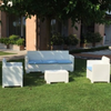 SET SALOTTO DA GIARDINO NEBRASKA DIVANO 3 POSTI 2 POLTRONE E TAVOLINO