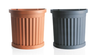 VASO FIORIERA ROMA A MURO SEMICIRCOLARE CM. 27x52x49h CON SOTTOVASO
