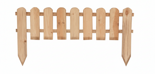 RECINTO STACCIONATA STECCATO IN LEGNO CM. 110X28/48H IN PINO IMPREGNATO INGLESE