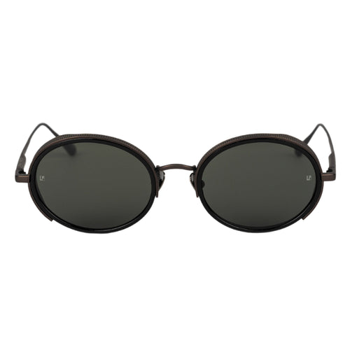 LINDA FARROW Finn Black Series occhiali da sole in nero da uomo