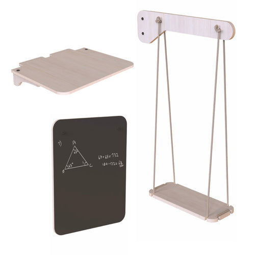 Lavagna, altalena e banco per lettino Mamatoyz - Legno