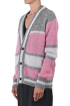 AMARANTO Amaranto - Cardigan - 461287 - Grigio/Rosa da donna