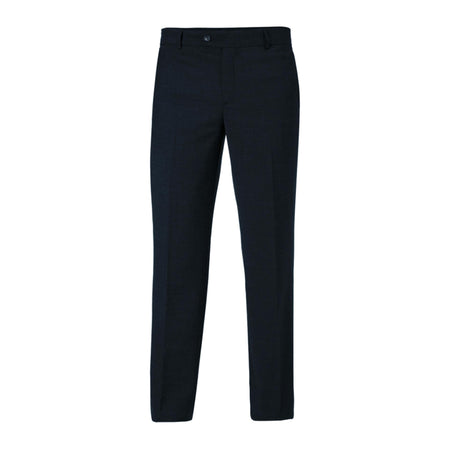 Pantalone Mauro Blu Pantalone Uomo Completo Misto Lana Elasticizzato