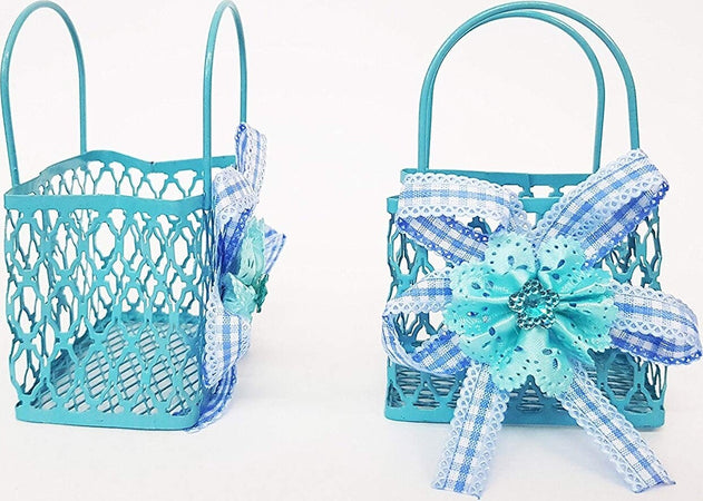 12PZ BOMBONIERA SACCHETTO SHOPPERS METALLO AZZURRO PORTACONFETTI NASCITA COMUNIONE Casa e cucina/Hobby creativi/Materiali per hobby creativi/Forniture per feste/Bomboniere Trade Shop italia - Napoli, Commerciovirtuoso.it