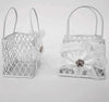 12PZ BOMBONIERA SACCHETTO SHOPPERS METALLO BIANCO PORTACONFETTI MATRIMONI PROMESSA Casa e cucina/Hobby creativi/Materiali per hobby creativi/Forniture per feste/Bomboniere Trade Shop italia - Napoli, Commerciovirtuoso.it