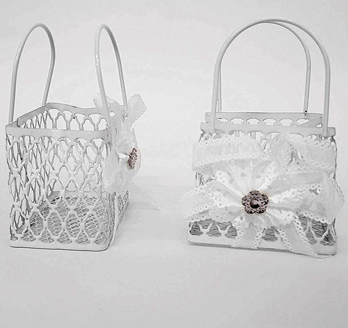 12PZ BOMBONIERA SACCHETTO SHOPPERS METALLO BIANCO PORTACONFETTI MATRIMONI PROMESSA Casa e cucina/Hobby creativi/Materiali per hobby creativi/Forniture per feste/Bomboniere Trade Shop italia - Napoli, Commerciovirtuoso.it