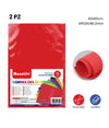 12pz Fogli In Gomma Eva Colore Rosso Materiale Alta Qualità 40x60 Cm Spessore 2mm