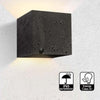 12W Lampada COB LED Cubo Applique Parete 220V Luce Biemissione nera o bianca  100lm/W Regolabile IP65 Illuminazione/Illuminazione per esterni/Lampade da parete Zencoccostore - Formia, Commerciovirtuoso.it