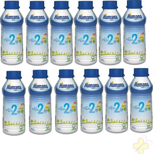 12x Humana Latte Humana 2 Liquido 12x470ml 12 Bottiglie Da 470ml Cad. Latte Artificiale di Proseguimento Bambini e Neonati Latte Liquido Sanitaria Gioia del Bimbo - Villa San Giovanni, Commerciovirtuoso.it