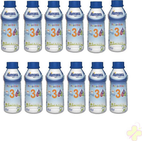 12x Humana Latte Humana 3 Liquido 12x470ml 12 Bottiglie Da 470ml Cad. Latte Liquido Sanitaria Gioia del Bimbo - Villa San Giovanni, Commerciovirtuoso.it