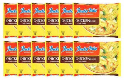 12x Indo Mie Instant Noodles Chicken Flavor 70 G X 12 Pezzi Noodles Gusto Pollo Origine Nigeria Ghana Indonesia