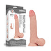 LOVETOY DILDO CON PELLE SCORREVOLE FALLO IPERREALISTICO 24 CM LOVETOY DILDO SLIDING DUAL LAYER 9.5 NATURAL