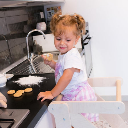 Torretta Montessori richiudibile, Learning Tower salvaspazio