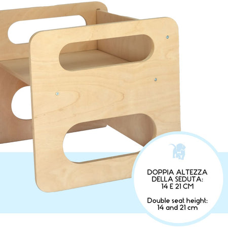 Tavolino con sedia Montessori