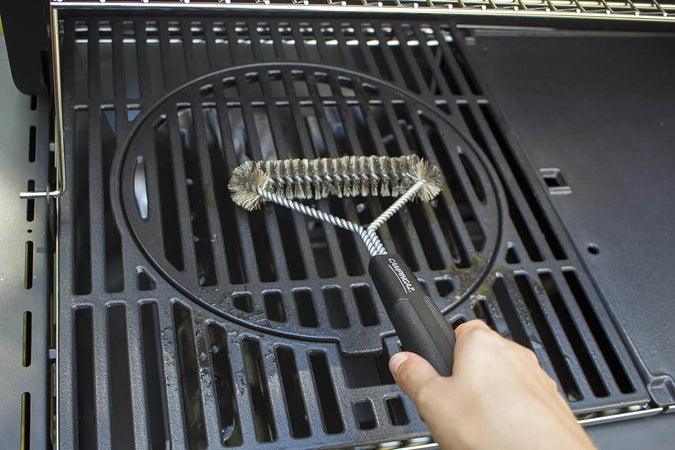 Spazzola Pulizia Barbeque Triangolare Acciaio Inox 2000032369