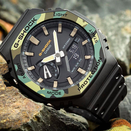 Orologio CASIO G-Shock multi funzione nero / camouflage