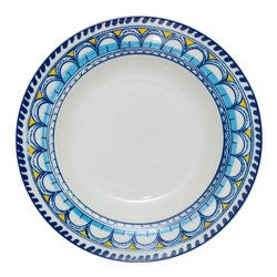 Piatto fondo Fade 55026 ORTIGIA Bianco e Blu