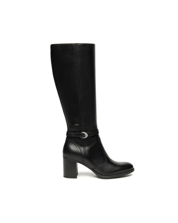 Nero Giardini stivali donna in pelle nero I514650D100